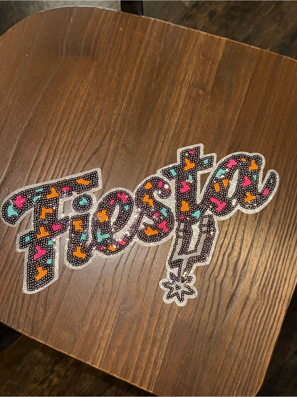Festive Multi-Color 'Fiesta' Decorative Patch